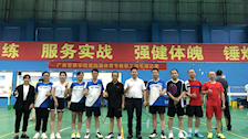 法学院教工代表队参加学校第四届体育节获得乒乓球冠军、羽毛球亚军