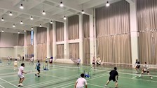 学校工会与广西中医药大学工会开展教职工羽毛球友谊赛