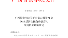 beat365唯一官方网站关于对黄宏彬等74名2022级新生按自动放弃入学资格处理的决定