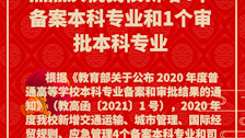 热烈庆祝beat365官网新增4个备案本科专业和1个审批本科专业