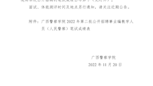 beat365唯一官方网站2022年第二批公开招聘事业编教学人员（人民警察）笔试成绩公告