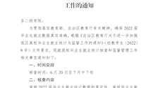 关于2022届毕业生就业统计核查和监督管理工作的通知