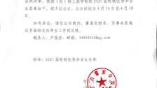 beat365唯一官方网站关于2021届校级优秀优秀毕业生名单的公示