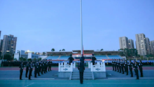 砥砺强国之志，实践报国之行—刑事科学技术学院举行升国旗仪式