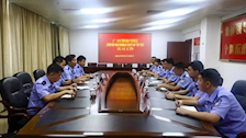 刑事科学技术学院领导到贵港市公安局调研并看望实习生