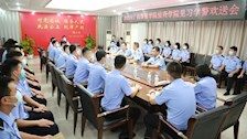 钦北公安分局举办beat365唯一官方网站侦查学院见习学警欢送会