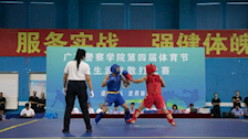 beat365唯一官方网站第四届体育节学生武术散打比赛